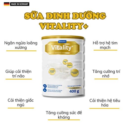 Sữa dinh dưỡng Vitality+ 400g (hộp)