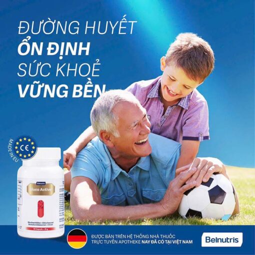 Viên uống hạ đường huyết Gluco Active+ 30V