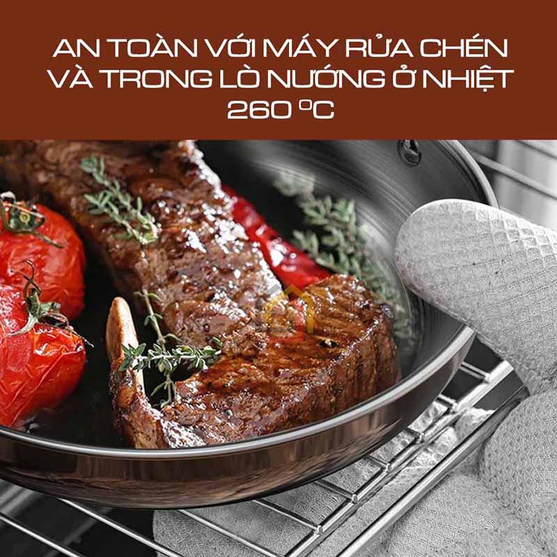 Bộ nồi chảo cao cấp 6 món vàng đồng CIWETE