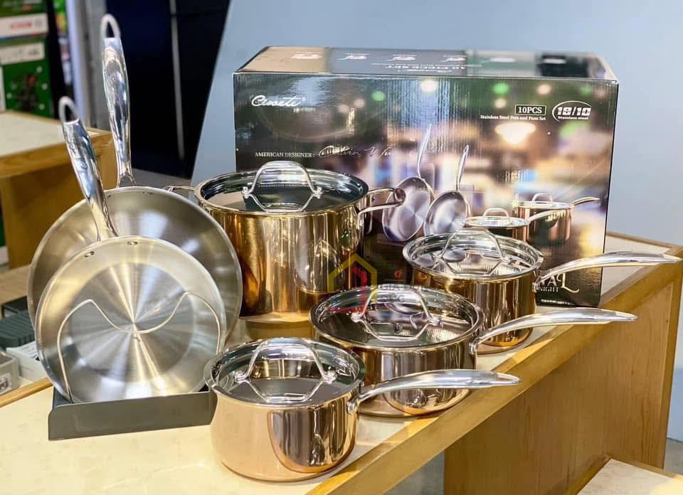 bo-noi-chao-cao-cap-6-mon-vang-dong-ciwete-thuong-hieu-my7 Bộ nồi chảo cao cấp 6 món vàng đồng CIWETE