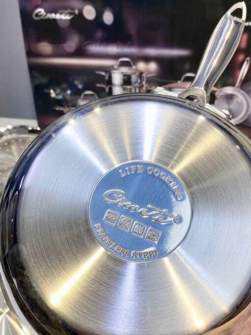 Bộ nồi chảo inox CIWETE cao cấp - set 7 món đa năng
