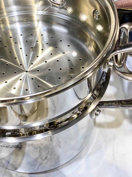 Bộ nồi chảo inox CIWETE cao cấp - set 7 món đa năng