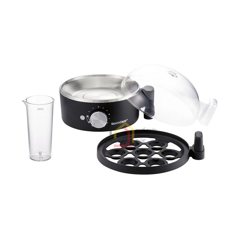 may-luoc-trung-silvercrest-450w (2) Máy luộc trứng Silvercrest 450W (đen, trắng)