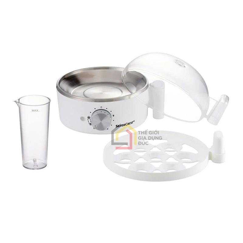 may-luoc-trung-silvercrest-450w (4) Máy luộc trứng Silvercrest 450W (đen, trắng)