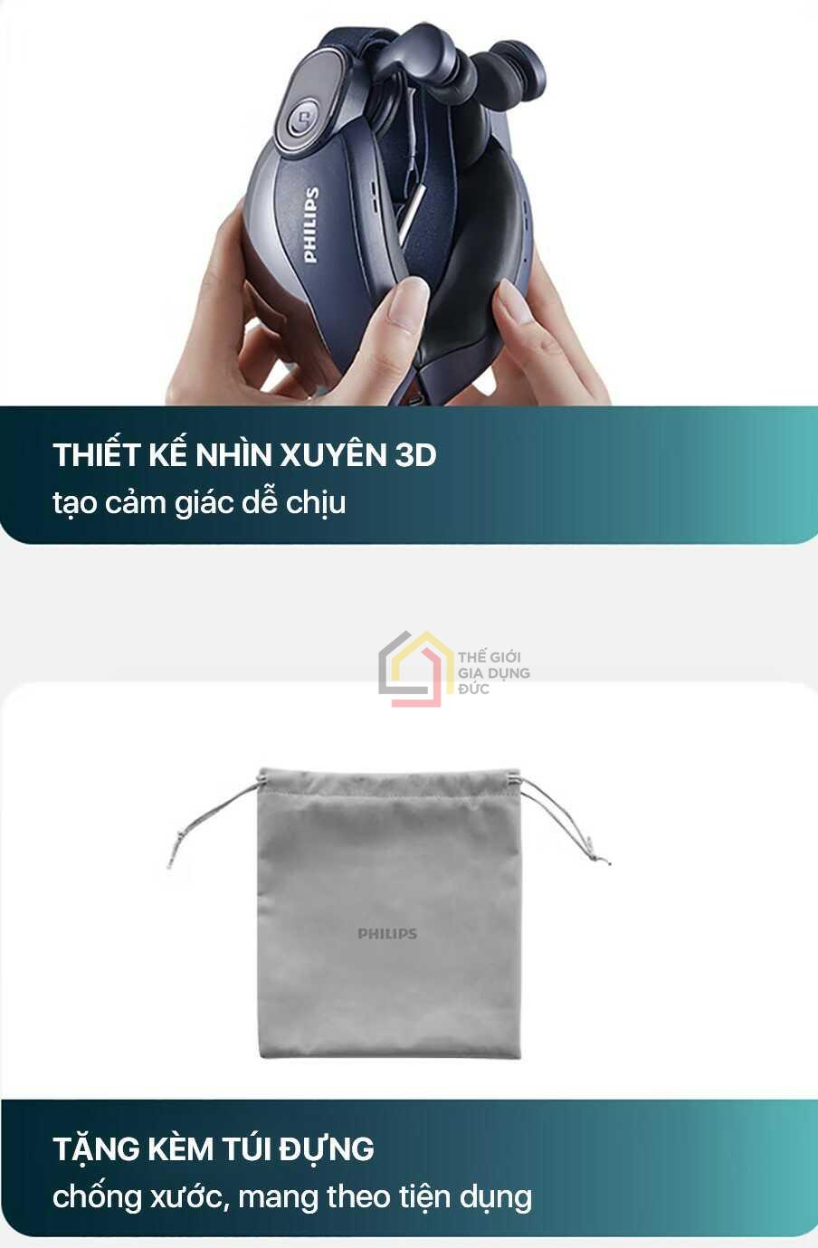 Máy massage mắt túi khí Philips PPM2702