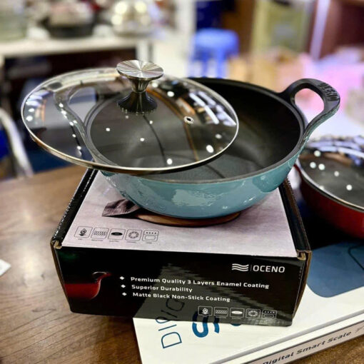 Nồi chảo gang Oceno size 25cm
