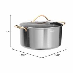 Nồi inox CIWETE Royal Knight Series 26cm vung kính