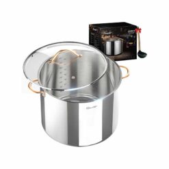 Nồi luộc gà Inox CIWETE vung kính 32cm – 12L