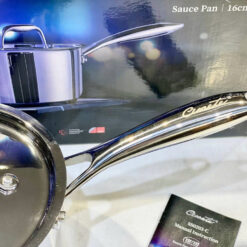 Quánh inox cao cấp CIWETE - Saucepan with lid 16cm 2L