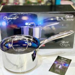 Quánh inox cao cấp CIWETE - Saucepan with lid 16cm 2L