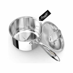 Quánh inox cao cấp CIWETE - Saucepan with lid 16cm 2L