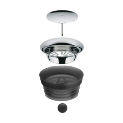 Set bình + 4 cốc thủy tinh WMF Basic (Bình 1L + 4 cốc 250ml)