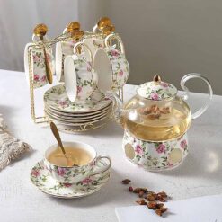 Bộ ấm trà sứ xương Hoàng Gia UK