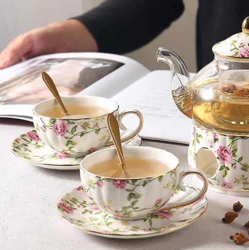Bộ ấm trà sứ xương Hoàng Gia UK