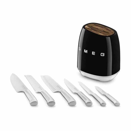 Bộ dao Smeg KBSF02 6 món kèm 1 giá đỡ