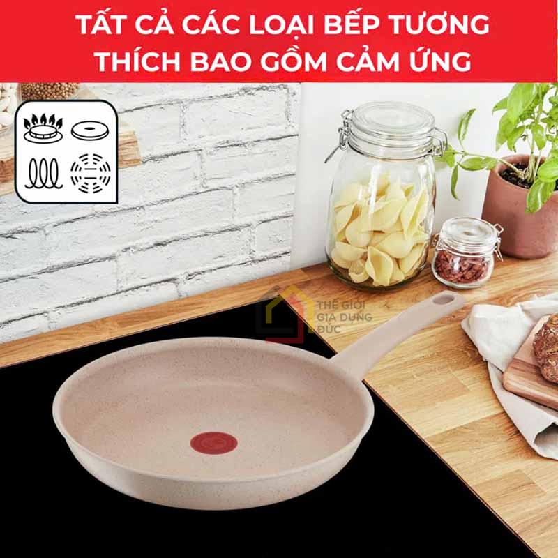 chao-chien-chong-dinh-van-da-tefal-delight-28cm (2) Chảo chiên chống dính vân đá Tefal Delight 28cm