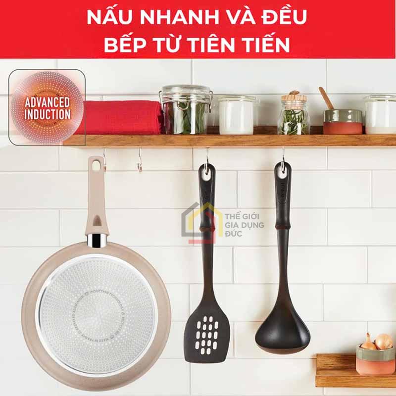 chao-chien-chong-dinh-van-da-tefal-delight-28cm (3) Chảo chiên chống dính vân đá Tefal Delight 28cm