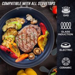 Chảo chống dính cao cấp Ciwete 24cm