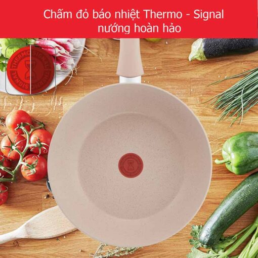 Chảo xào chống dính vân đá Tefal Delight 28cm