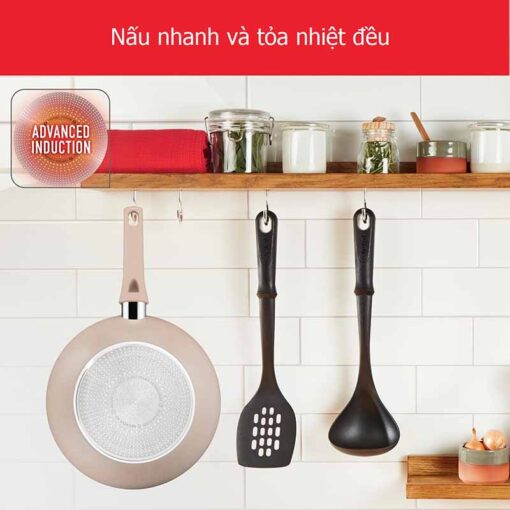 Chảo xào chống dính vân đá Tefal Delight 28cm
