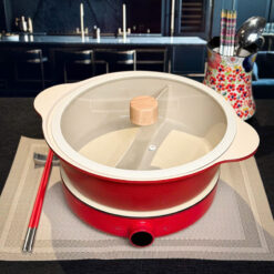 Combo bếp từ + Nồi lẩu 2 ngăn 2LOCK Korea 2025