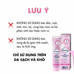 Combo làm mềm da Balea - Tẩy lông và dưỡng da sau tẩy