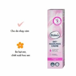 Combo làm mềm da Balea - Tẩy lông và dưỡng da sau tẩy