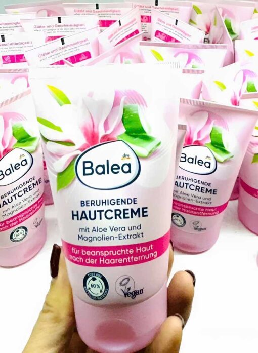 Combo làm mềm da Balea - Tẩy lông và dưỡng da sau tẩy