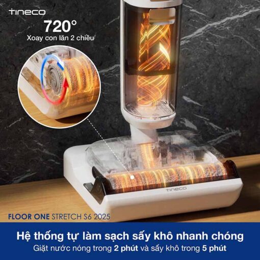 Máy hút bụi Tineco S6 Stretch 2025