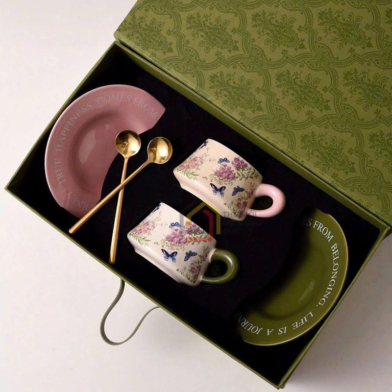 set-tach-tra-chieu-cao-cap-uk6 Set tách trà chiều cao cấp UK (sét 2 tách + 2 đĩa + 2 thìa)