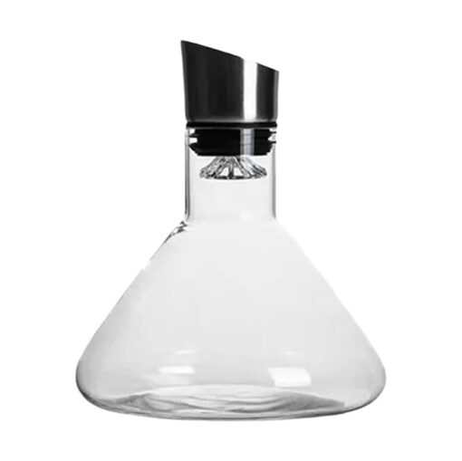 Bình thở rượu Decanter pha lê có vòi sục khí