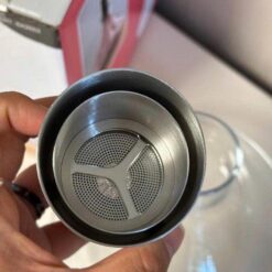 Bình thở rượu Decanter pha lê có vòi sục khí
