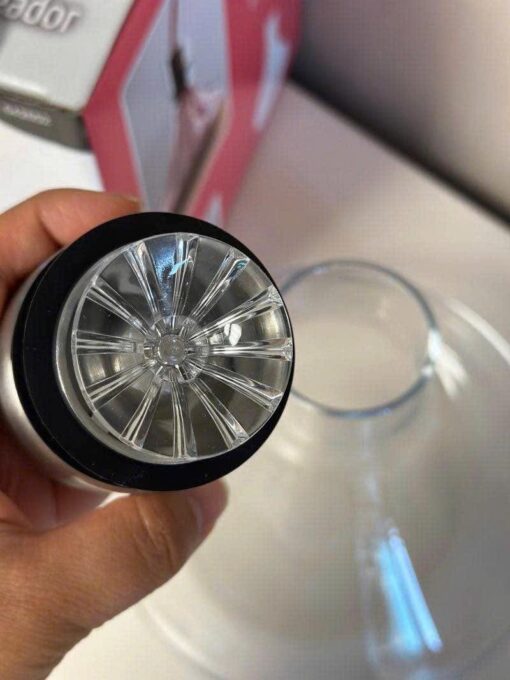 Bình thở rượu Decanter pha lê có vòi sục khí
