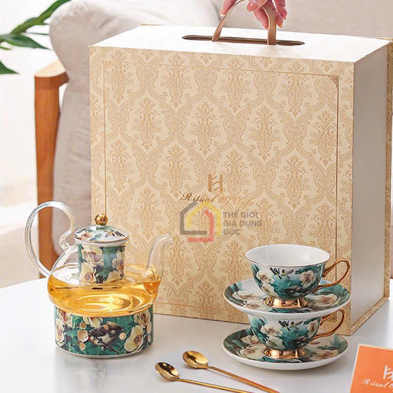 bo-am-chen-su-cao-cap-hoa-van-chim-hoa-nghe-thuat (5) Bộ ấm chén sứ cao cấp hoa văn chim - hoa nghệ thuật