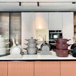 Bộ nồi Berlinger Haus BH/8324 - Sahara 10 món màu kem