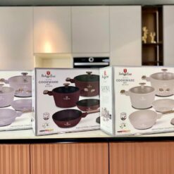 Bộ nồi Berlinger Haus BH/8324 - Sahara 10 món màu kem