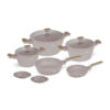 Bộ nồi Berlinger Haus BH/8343 - Taupe 10 món