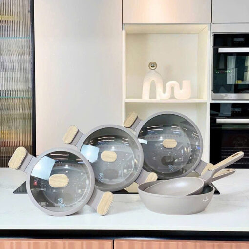 Bộ nồi Berlinger Haus BH/8343 - Taupe 10 món