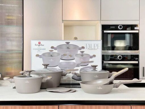 Bộ nồi Berlinger Haus BH/8343 - Taupe 10 món