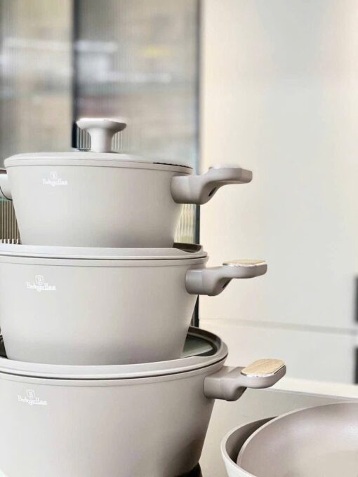 Bộ nồi Berlinger Haus BH/8343 - Taupe 10 món