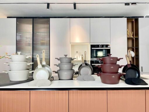 Bộ nồi Berlinger Haus BH/8343 - Taupe 10 món