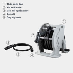 Bộ vòi thu rút tưới vườn Mercury 2 Twister (CG) - RT330CG 30m