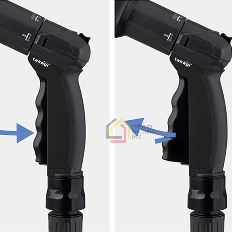 Bộ vòi tưới thu rút Mercury 2 Twister RT330CG 30m Takagi Bộ vòi thu rút tưới vườn Mercury 2 Twister (CG) - RT330CG 30m