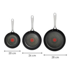 Set 3 chảo Tefal Jamie Oliver (size 20, 24, 28cm)