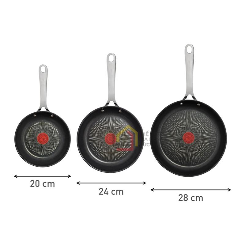 chao-tefal-jamie-oliver (2) Set 3 chảo Tefal Jamie Oliver (size 20, 24, 28cm)