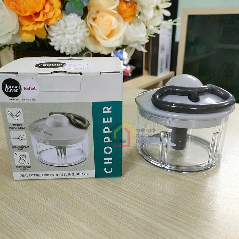 may-cat-rau-cu-hanh-toi-va-cac-loai-hat-bat-tay-tefal-jamie-oliver Máy cắt rau củ, hành tỏi và các loại hạt bắt tay Tefal Jamie Oliver