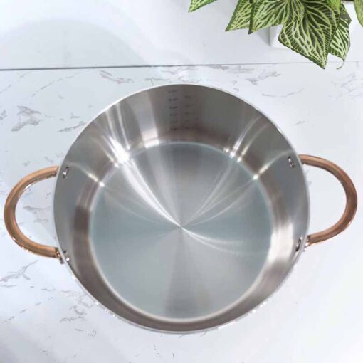 Nồi inox CIWETE Royal Knight Size 20cm vung kính