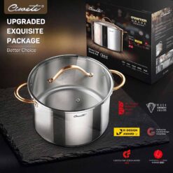 Nồi inox CIWETE Royal Knight vung kính
