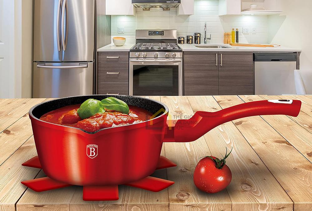 Quánh Berlinger Haus 16cm không có nắp - Chống dính nhôm rèn phủ 3 lớp đá cẩm thạch