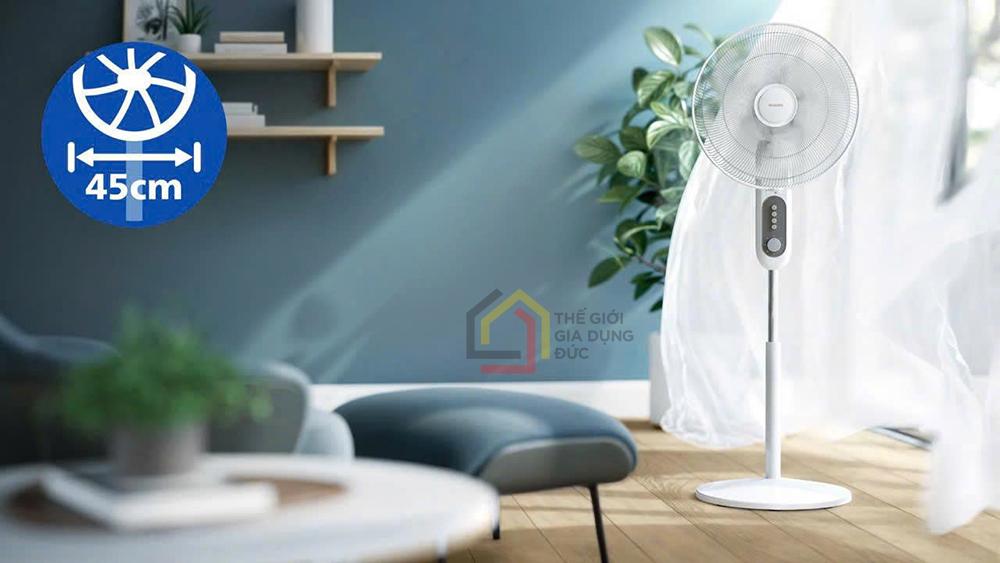 Quạt đứng Philips CX1220/00 45W (trắng)